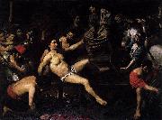 VALENTIN DE BOULOGNE Martyrdom of St Lawrence Sweden oil painting artist